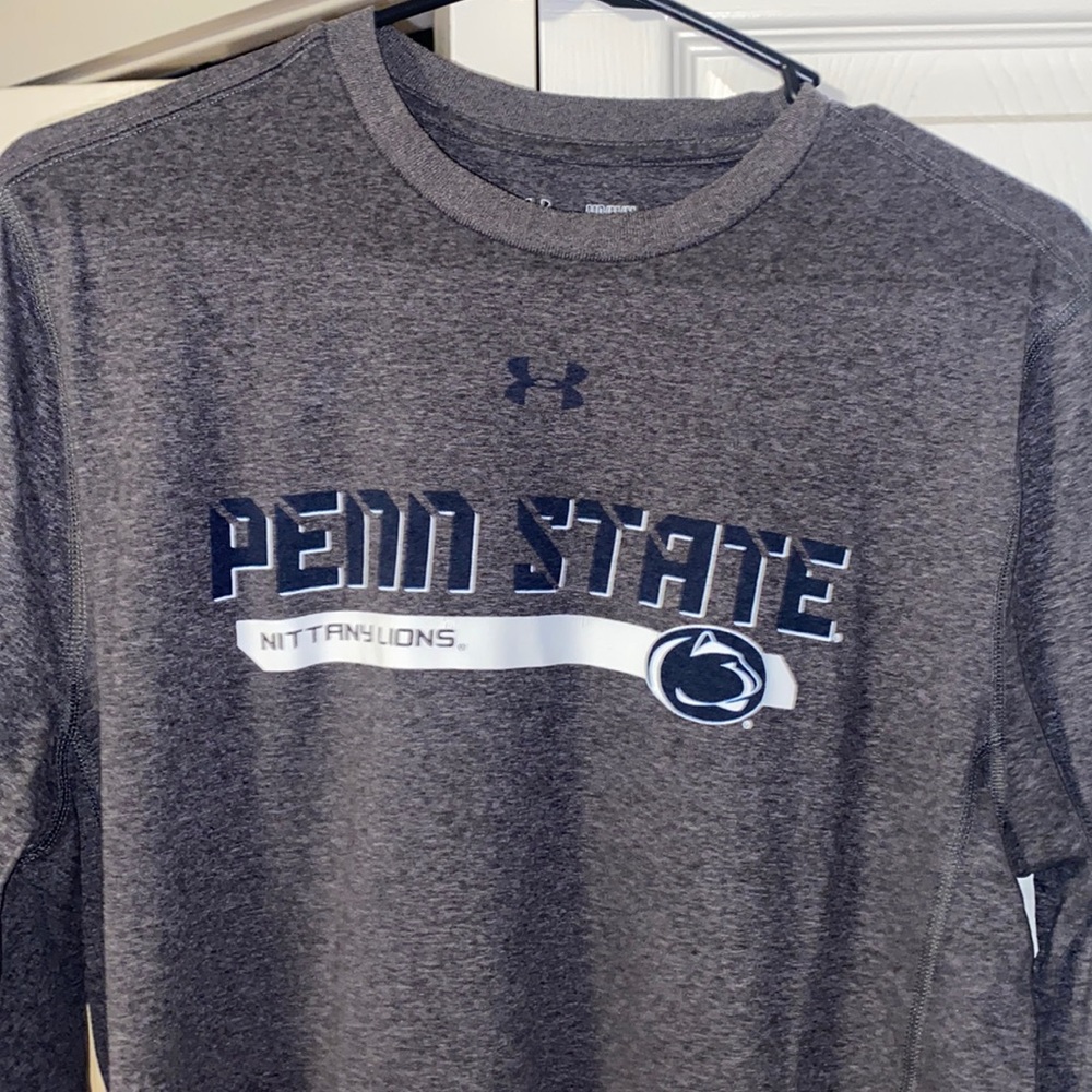 Under Armour Grey Penn State Long Sleeve